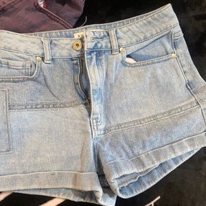 Denim shorts